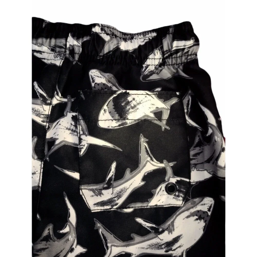 Children's Place Sport Shark Swim Trunks Bathing Suit sz 4T Boy Swimwear